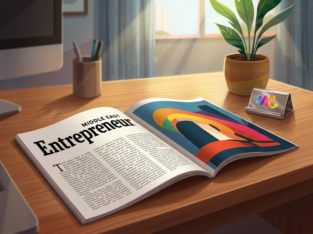 Entrepreneur publication mark for the CEO feature milestone