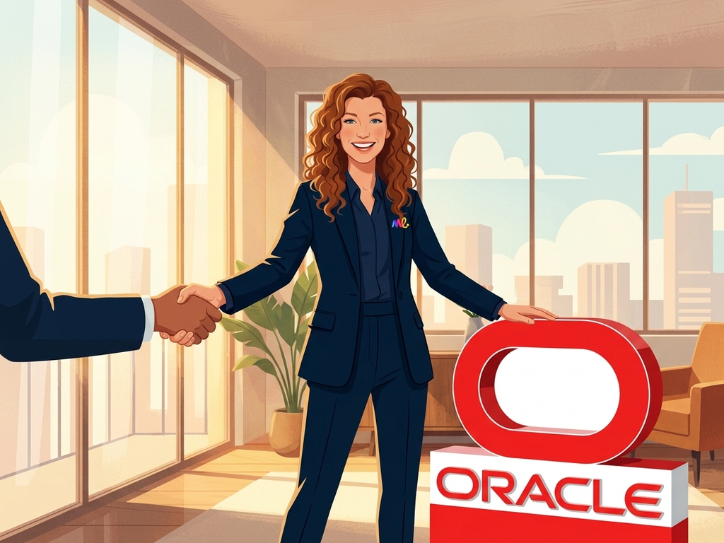 Oracle logo for the Oracle partnership milestone
